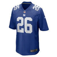 New York Giants Devin Singletary Royal jersey – view 3