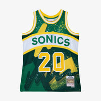 Seattle Supersonics Mitchell & Ness Gary Payton 1994 Hyper Hoops Swingman Jersey - Green