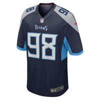Tennessee Titans Jeffery Simmons Navy jersey – view 3