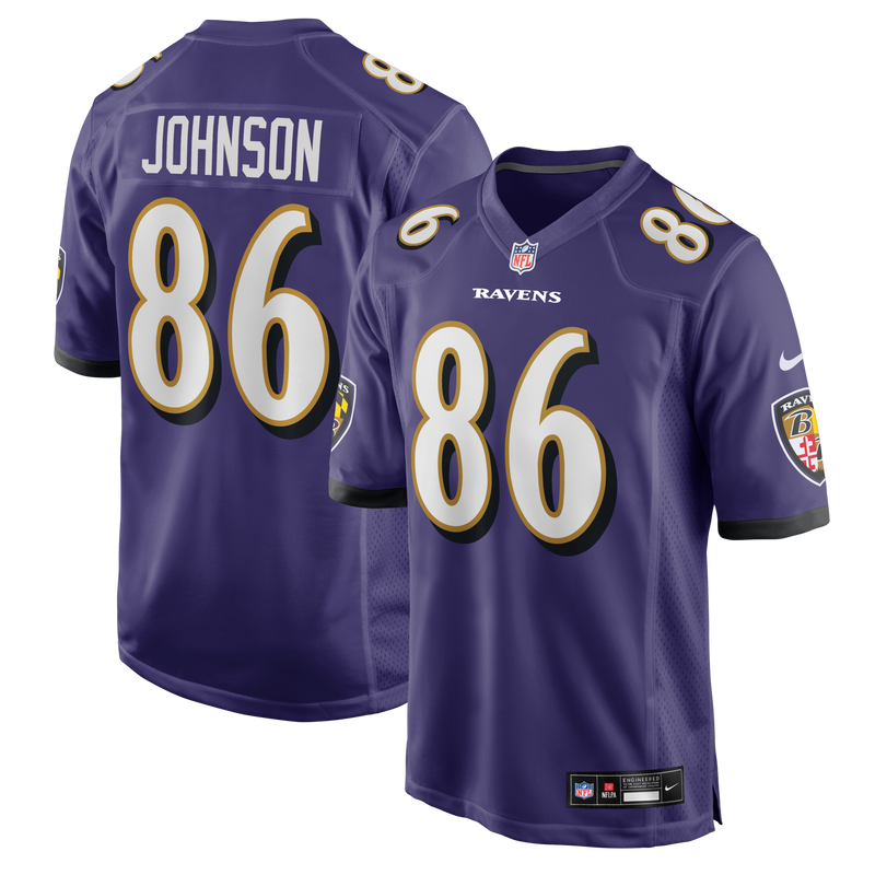 Baltimore Ravens Cornelius Johnson Purple jersey – view 1