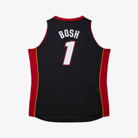 Miami Heat Mitchell & Ness Chris Bosh 2012 Road Finals Authentic Jersey - Black