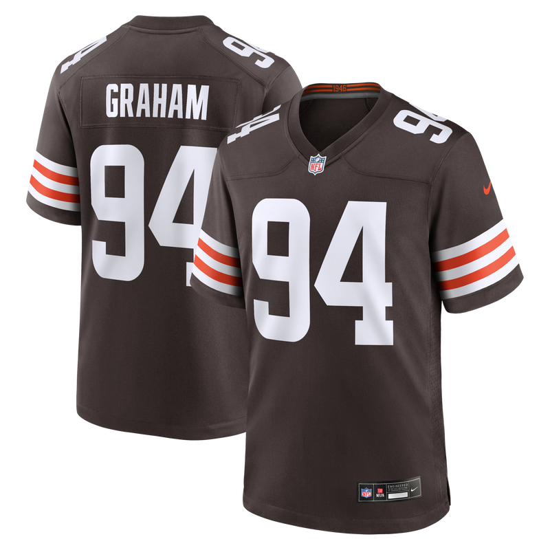 Cleveland Browns Mason Graham Brown jersey – view 1