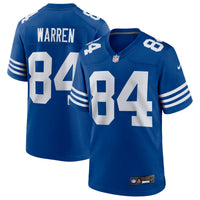 Indianapolis Colts Tyler Warren Royal jersey – view 1