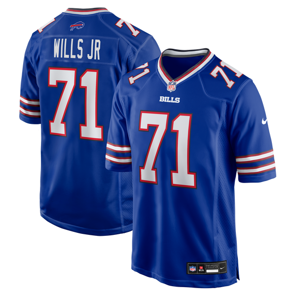Buffalo Bills Jedrick Wills Jr. Nike Royal Team Game Jersey