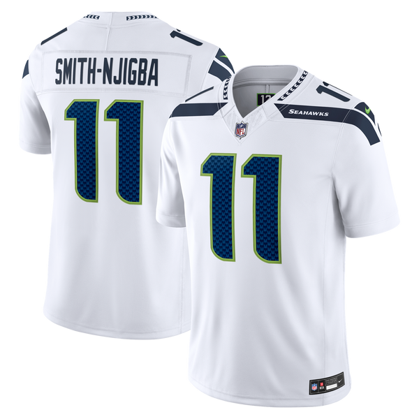 Seattle Seahawks Jaxon Smith-Njigba Nike White Vapor F.U.S.E. Printed Limited Jersey