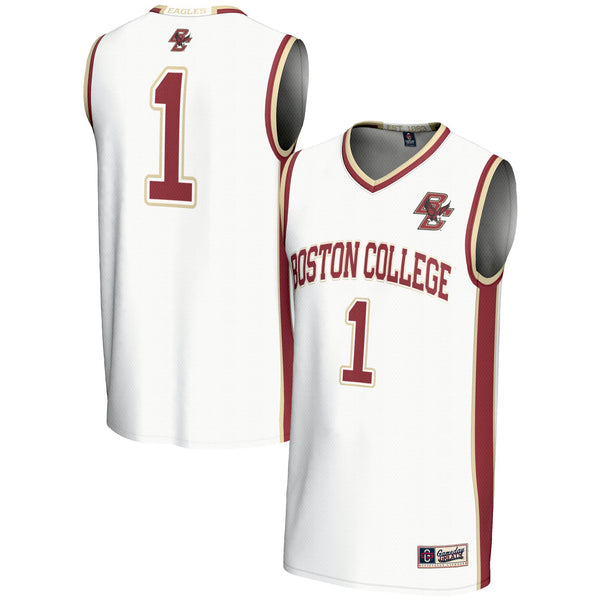 #1 Boston College Eagles GameDay Greats Lightweight Basketball Jersey - White