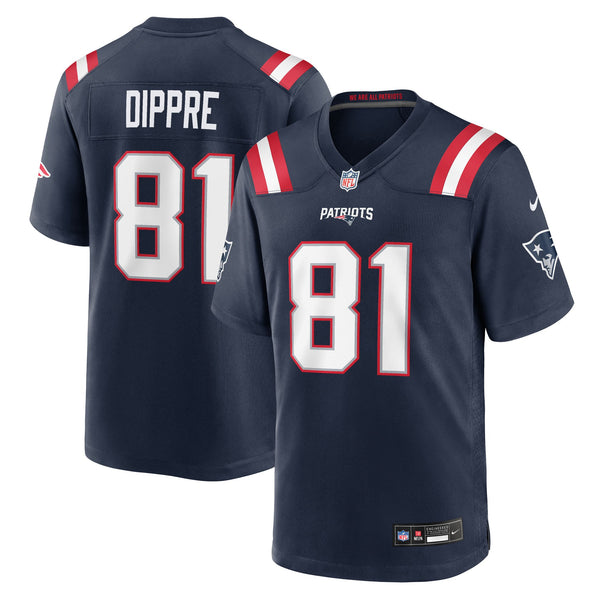 New England Patriots CJ Dippre Nike Navy Team Game Jersey