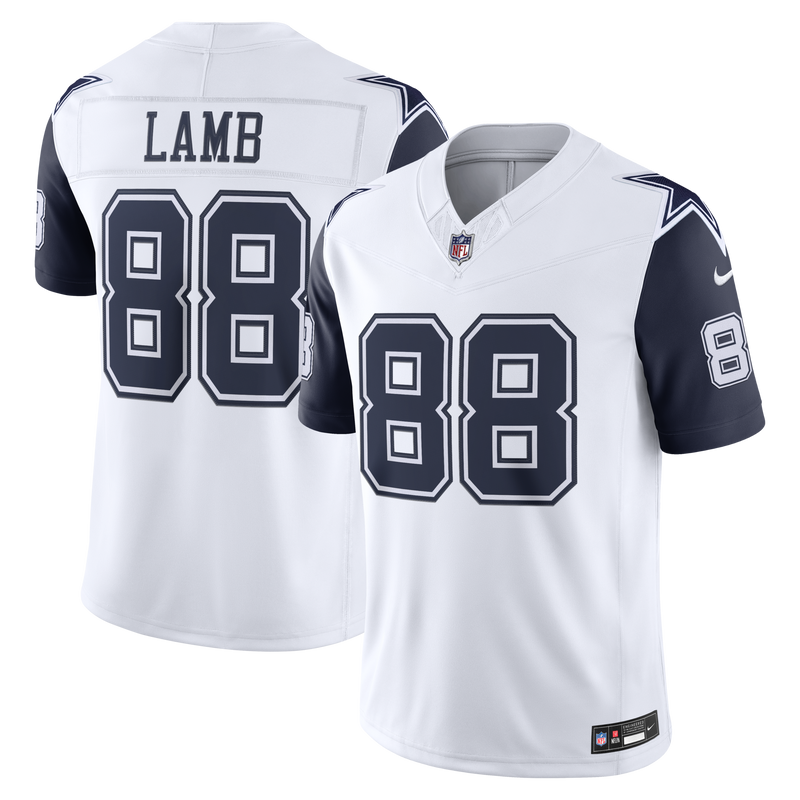 Dallas Cowboys CeeDee Lamb White jersey – view 1