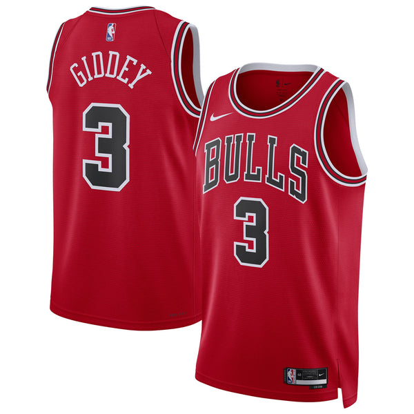 Chicago Bulls Nike Replica Icon Swingman Jersey - Josh Giddey -