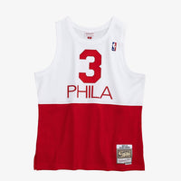 Philadelphia 76ers Mitchell & Ness Allen Iverson 2003 Swingman Authentic Jersey - White/Red