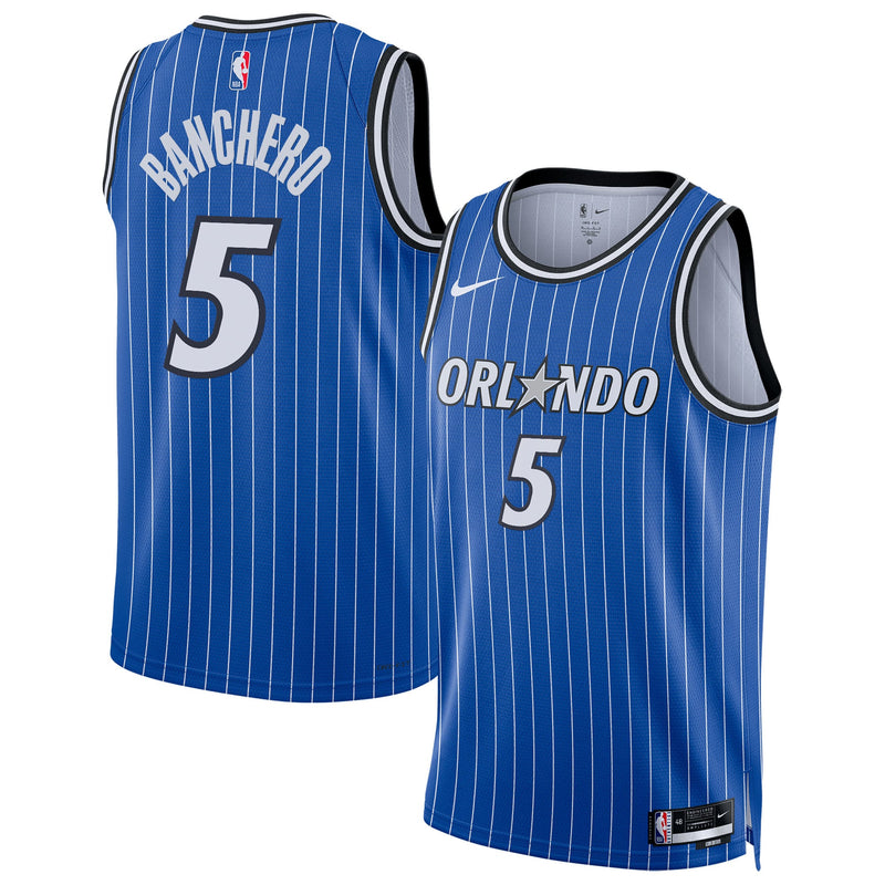 Orlando Magic Nike Replica Icon Edition Swingman Jersey - Blue - Paolo Banchero -