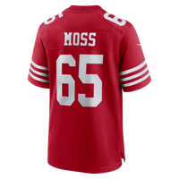 San Francisco 49ers Drew Moss Scarlet jersey – view 3