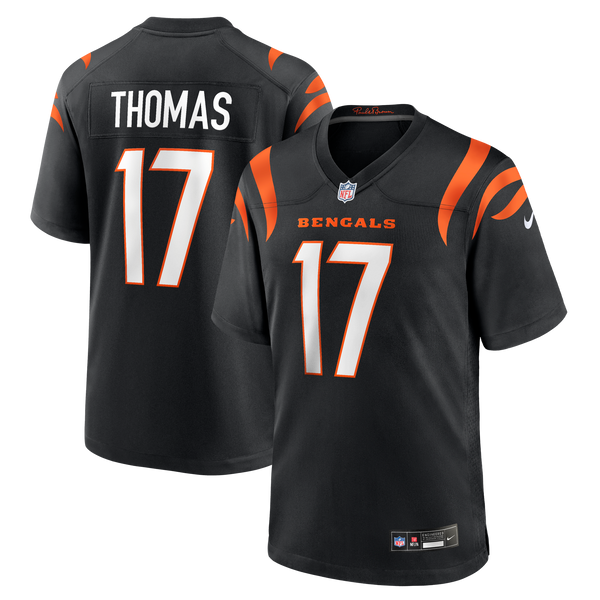 Cincinnati Bengals Noah Thomas Nike Black Team Game Jersey