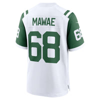 New York Jets Kevin Mawae White jersey – view 4