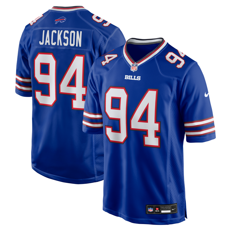 Buffalo Bills Landon Jackson Royal jersey – view 1