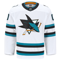 San Jose Sharks Fanatics White Away Authentic Pro Custom Jersey
