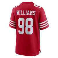 San Francisco 49ers Mykel Williams Scarlet jersey – view 3