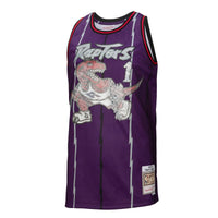 Toronto Raptors Mitchell & Ness Tracy McGrady 1998 75th Anniversary Swingman Jersey - Purple
