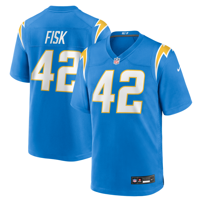 Los Angeles Chargers Tucker Fisk jersey – view 1