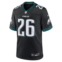 Philadelphia Eagles Saquon Barkley Black jersey – view 3