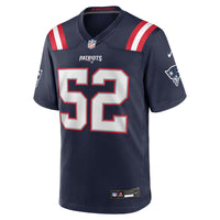 New England Patriots Marcus Bryant Navy jersey – view 3