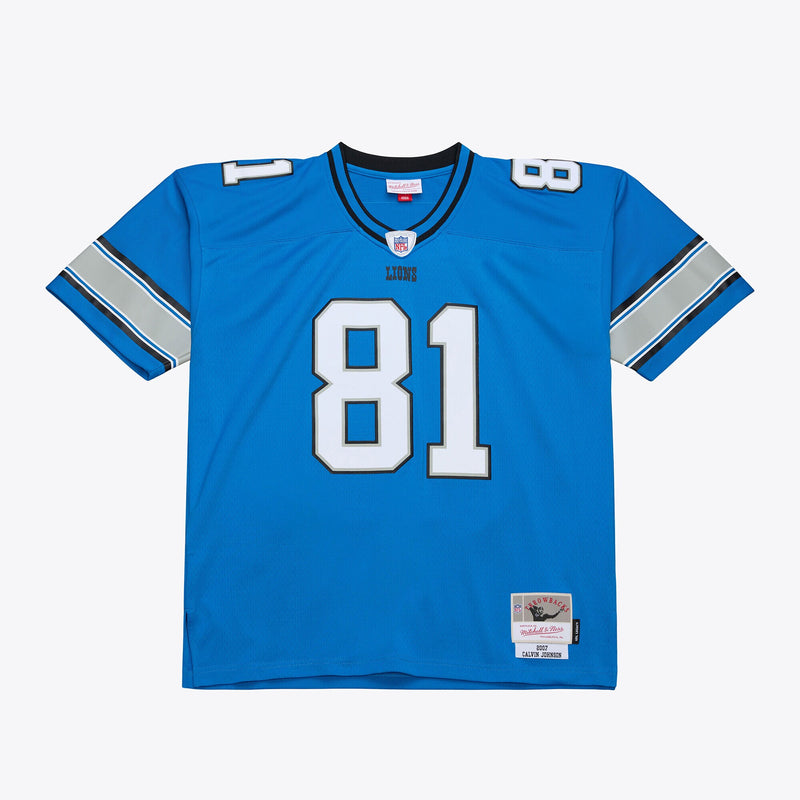 Detroit Lions Calvin Johnson Blue jersey – view 1
