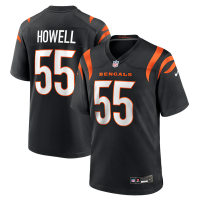 Cincinnati Bengals Cashius Howell Nike Black Team Game Jersey