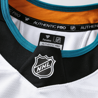 San Jose Sharks Fanatics White Away Authentic Pro Jersey