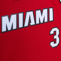 Dwyane Wade Miami Heat 2005 Mitchell & Ness Red Swingman Jersey