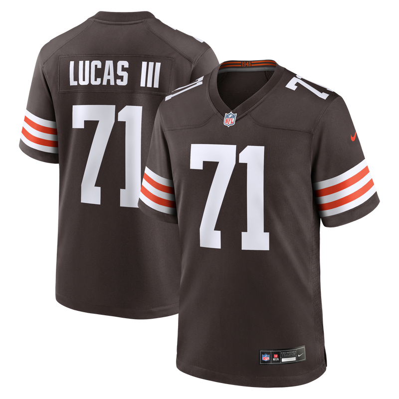 Cleveland Browns Cornelius Lucas Brown jersey – view 1