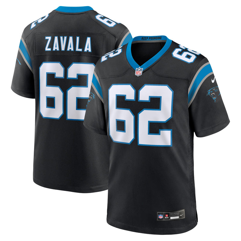 Carolina Panthers Chandler Zavala Black jersey – view 1