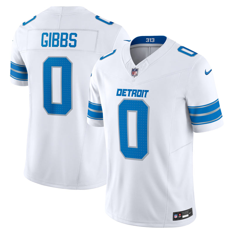 Detroit Lions Jahmyr Gibbs White jersey – view 1