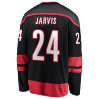 Carolina Hurricanes Seth Jarvis Fanatics Black 2026 Stanley Cup Final Home Breakaway Jersey