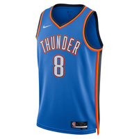 Oklahoma City Thunder Nike Icon Edition Swingman Jersey - Blue - Jalen Williams -