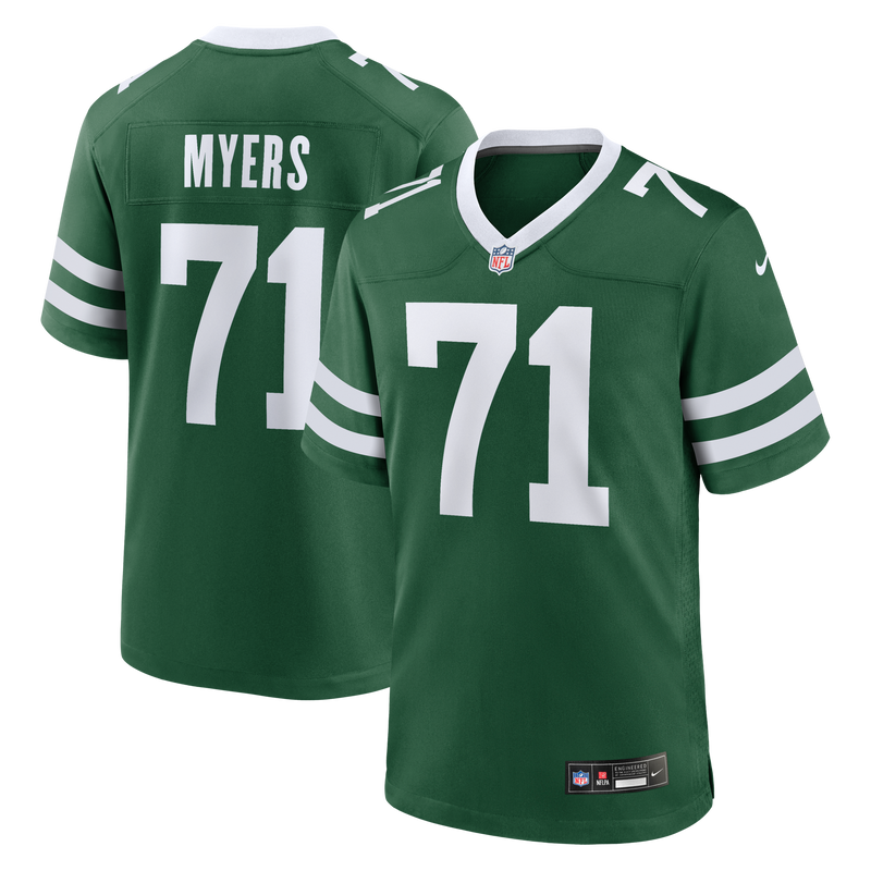 New York Jets Josh Myers Green jersey – view 1