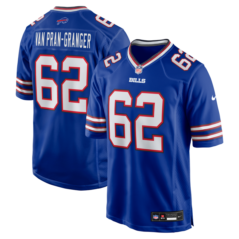 Buffalo Bills Sedrick Van Pran-Granger Royal jersey – view 1