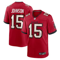 Tampa Bay Buccaneers Tez Johnson Red jersey – view 1