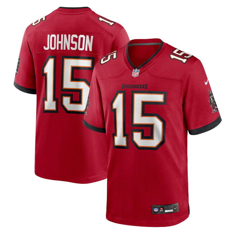 Tampa Bay Buccaneers Tez Johnson Red jersey – view 1
