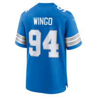 Detroit Lions Mekhi Wingo Blue jersey – view 3