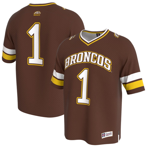 Western Michigan Broncos GameDay Greats Lightweight Collegiate Football Fashion Jersey - Brown