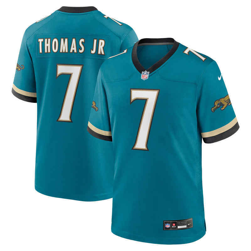 Jacksonville Jaguars Brian Thomas Jr. Teal jersey – view 1