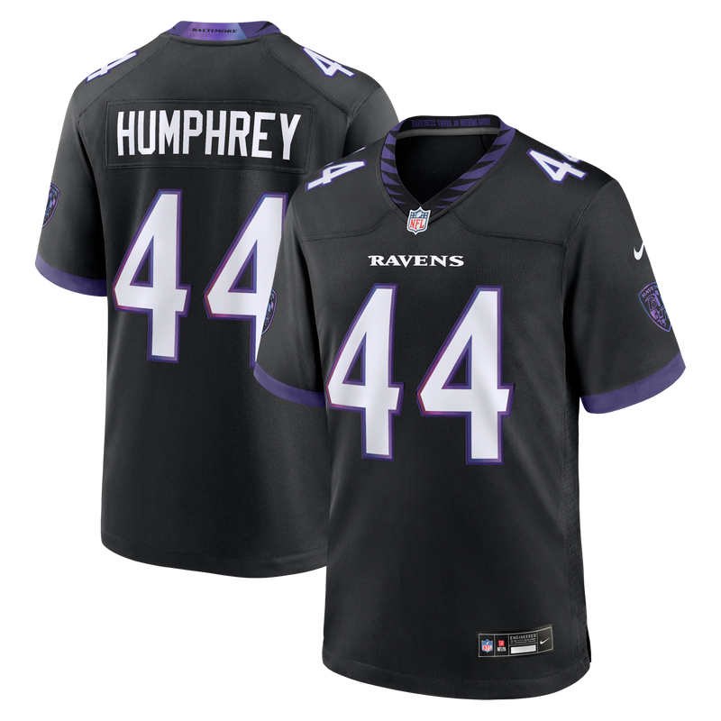 Baltimore Ravens Marlon Humphrey Black jersey – view 1