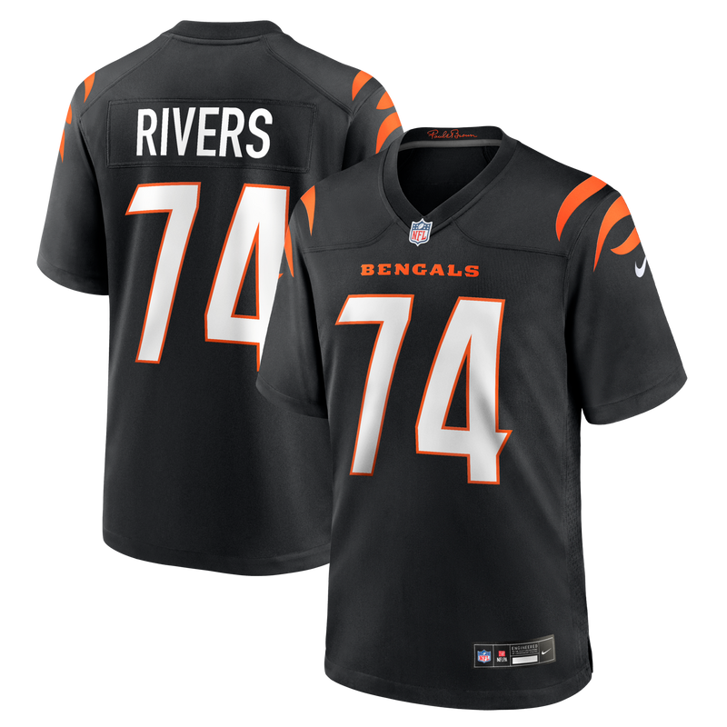 Cincinnati Bengals Jalen Rivers Black jersey – view 1