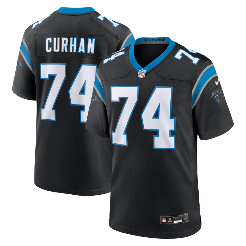 Carolina Panthers Jake Curhan Black jersey – view 1
