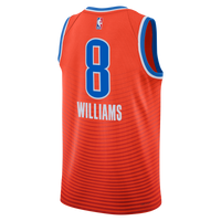 Oklahoma City Thunder Jordan Brand Statement Edition Swingman Jersey - Orange - Jalen Williams -