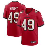 Tampa Bay Buccaneers Owen Wright Red jersey – view 2