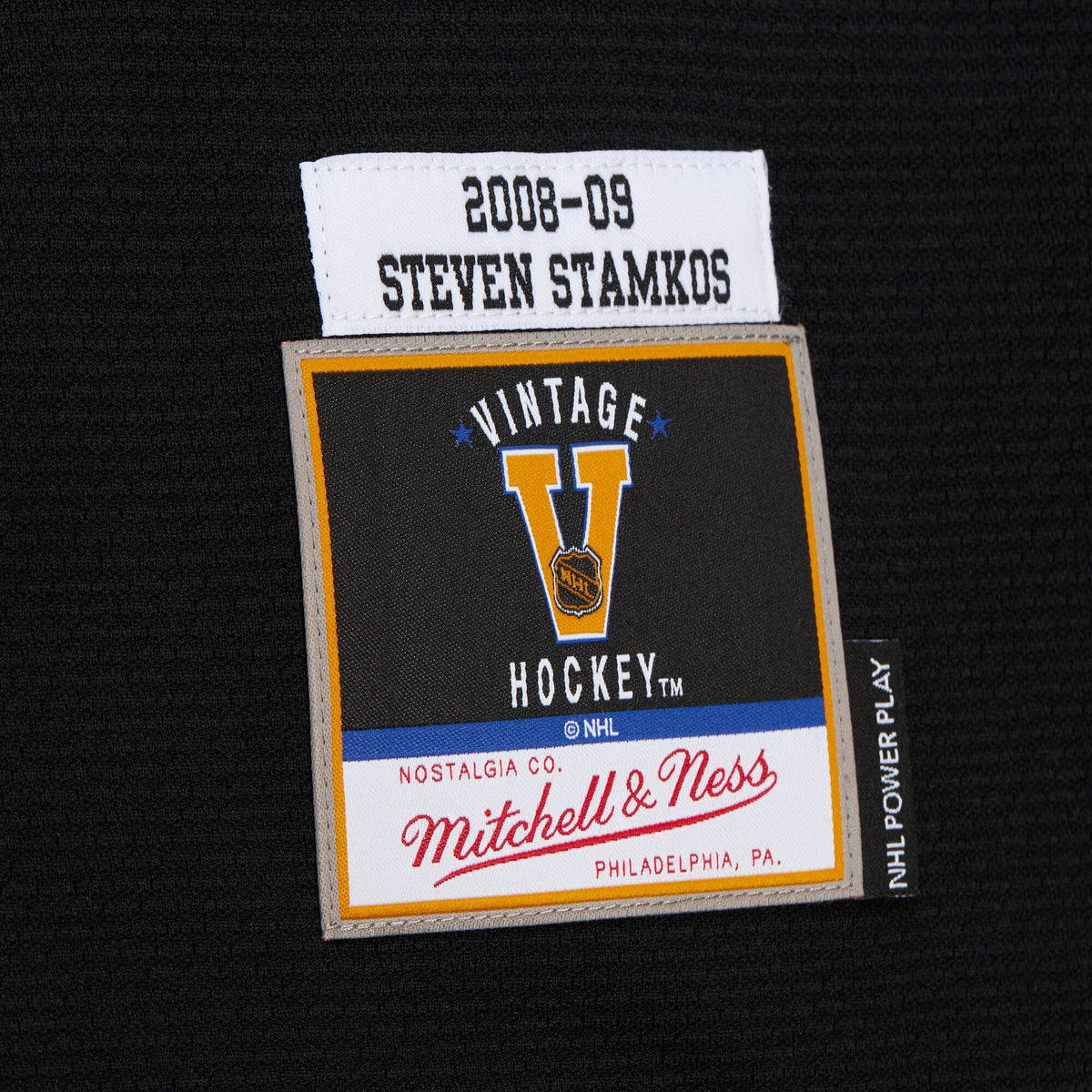 Tampa Bay Lightning Steven Stamkos Mitchell & Ness Black 2008-09 Power Play Jersey