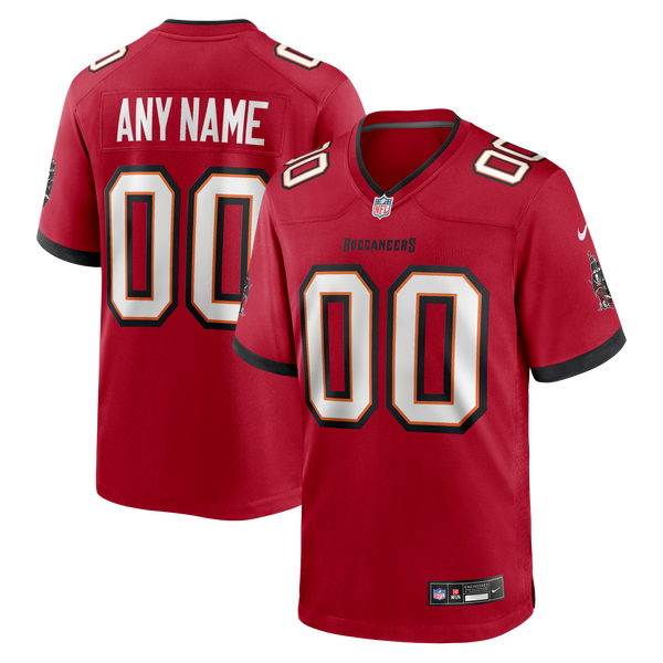 Nike Red Tampa Bay Buccaneers Team Custom Game Jersey