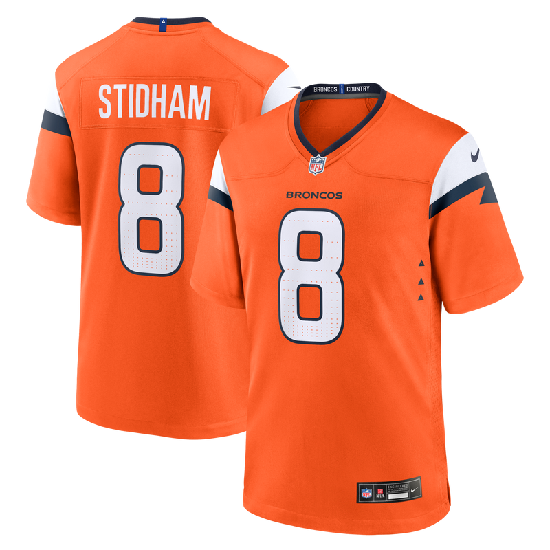 Denver Broncos Jarrett Stidham Orange jersey – view 1