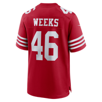 San Francisco 49ers Jon Weeks Scarlet jersey – view 3
